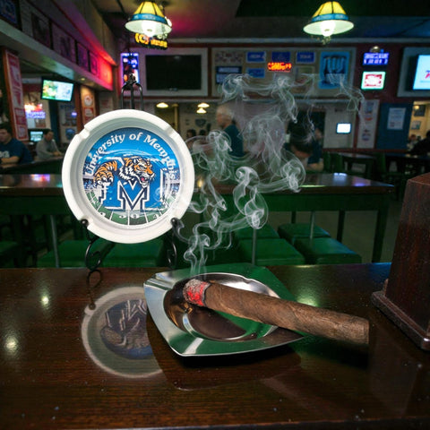 Tigers Ceramic & Metal Ashtray Kit